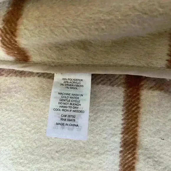 Joie Neutral Plaid Tan Coat Revolve XS - Picture 5 of 5